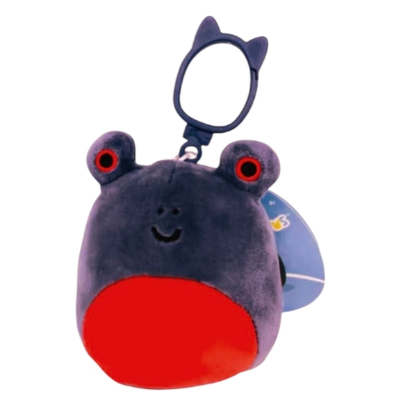 NEW Squishmallows Jameel The Frog Clip - Picture 1 of 2